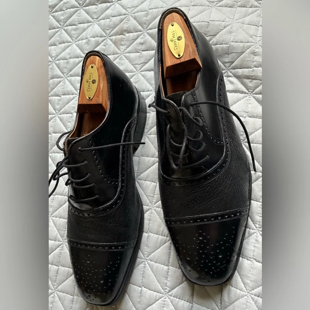 Wing-Tip Oxfords Florsheim Imperial 9EEE OTAVIO Mid-Town Cap Toe 2-Tone Shoes! - Picture 6 of 16